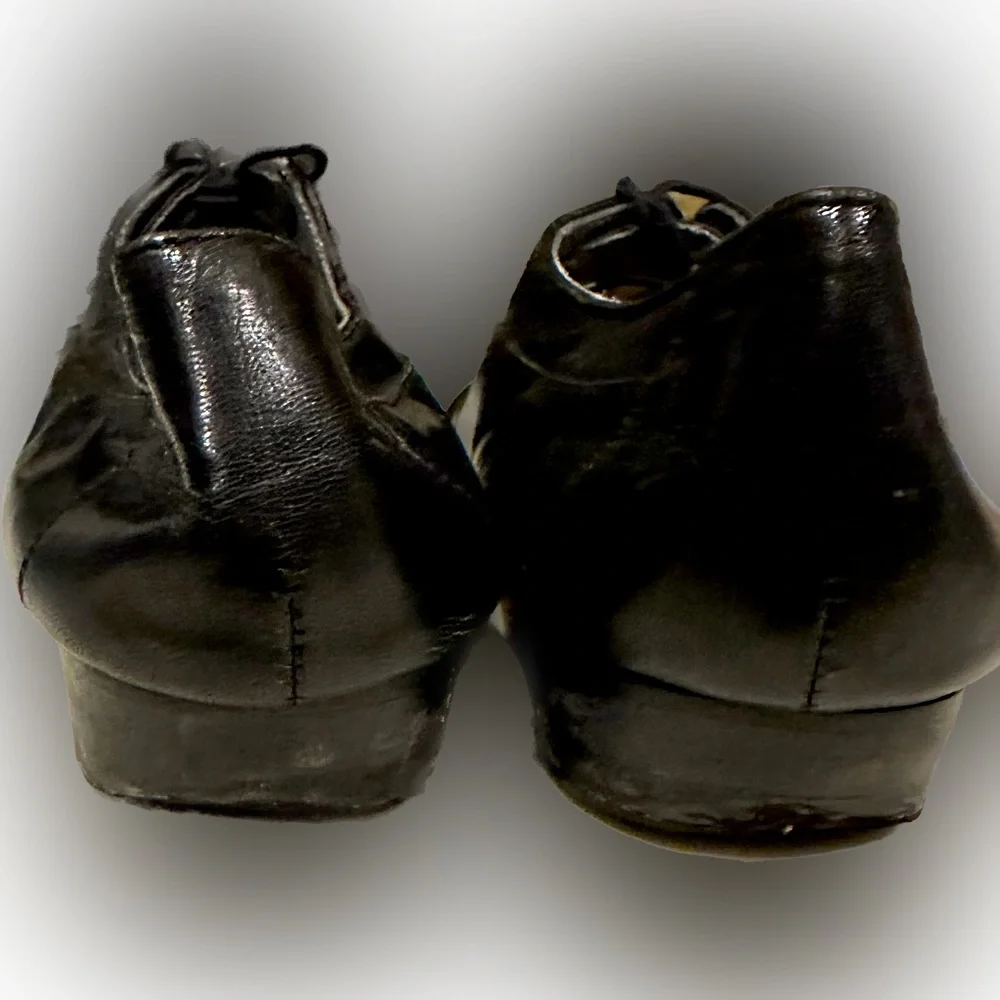 STACY ADAMS ALL LEATHER BLACK OXFORD LACE UP DRESS SHOE SZ:10.5M